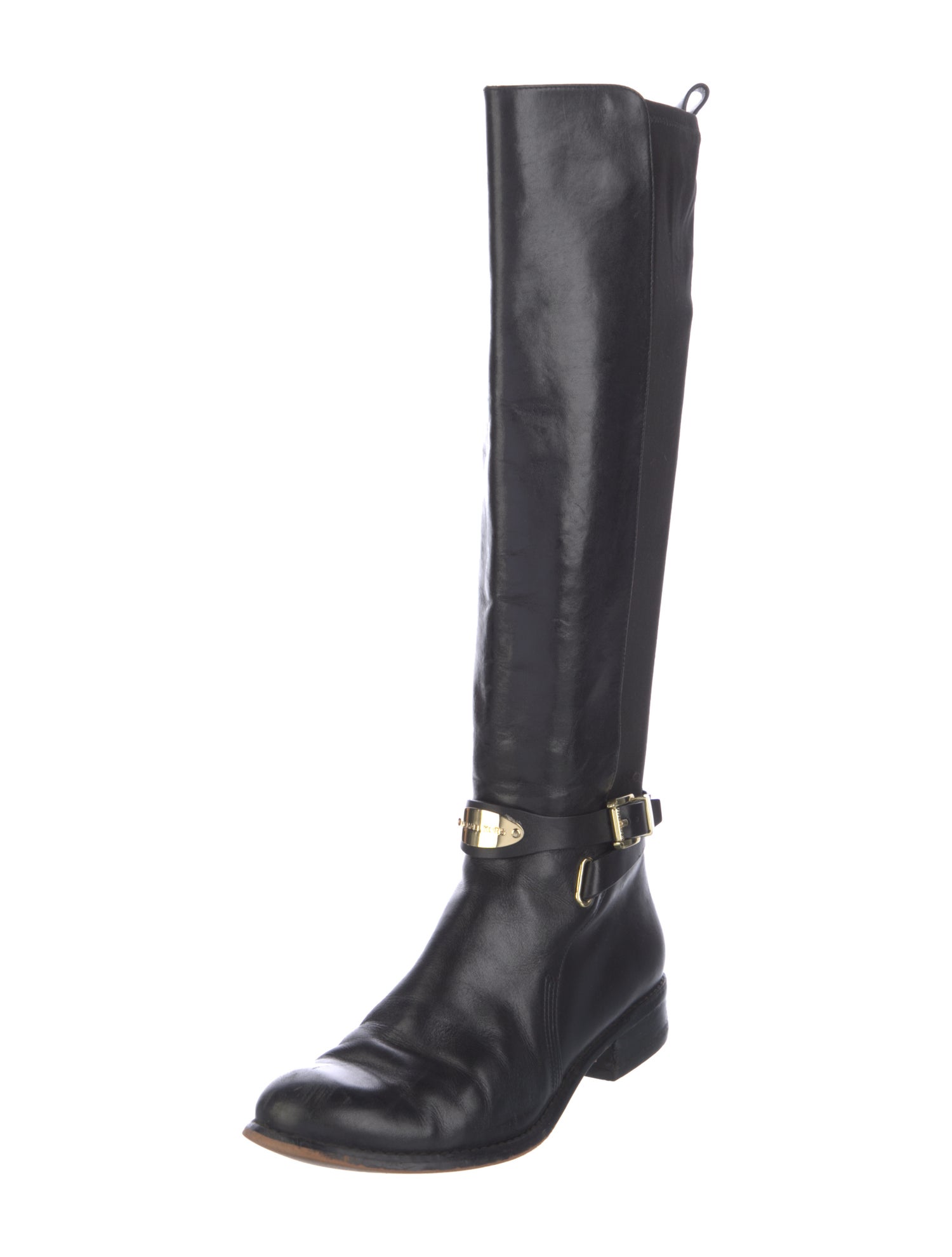 Michael Kors Leather Riding Boots
