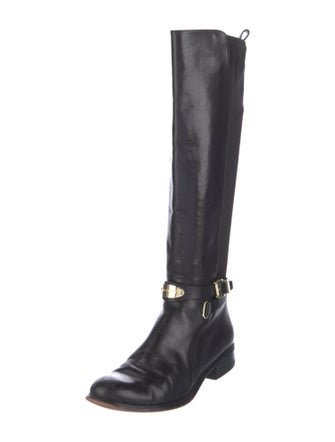 Michael Kors Leather Riding Boots