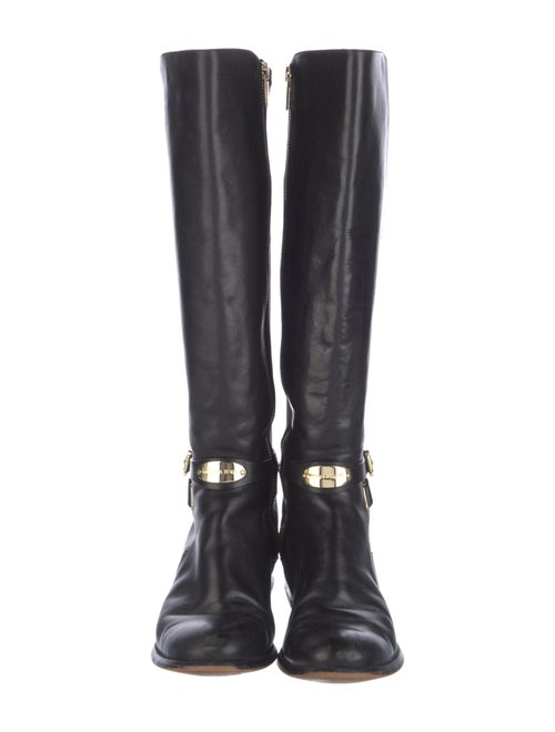Michael Kors Leather Riding Boots