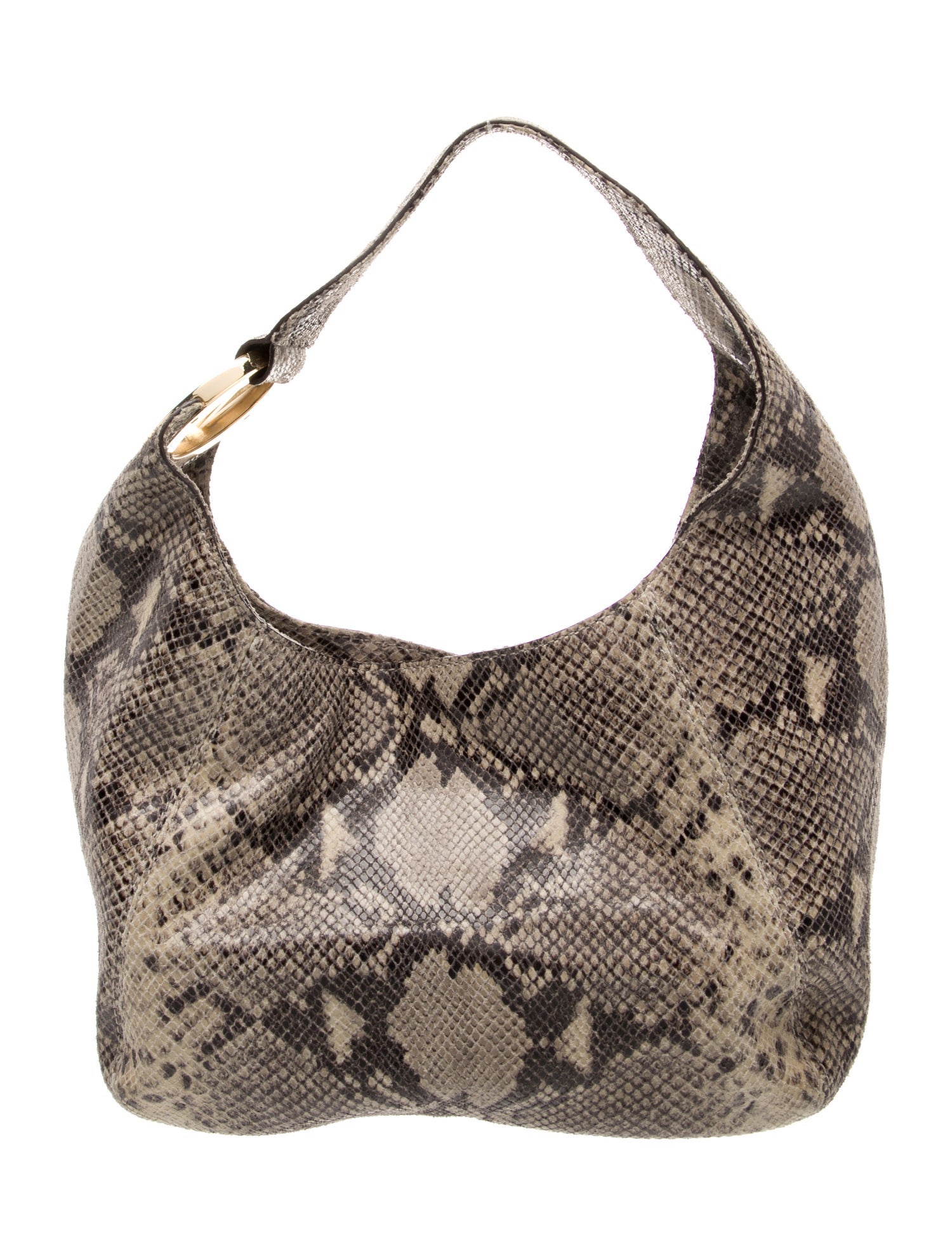 Michael Michael Kors Snakeskin Hobo