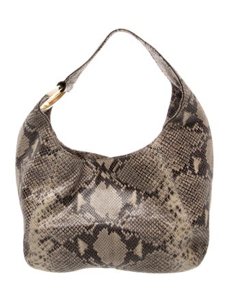 Michael Michael Kors Snakeskin Hobo