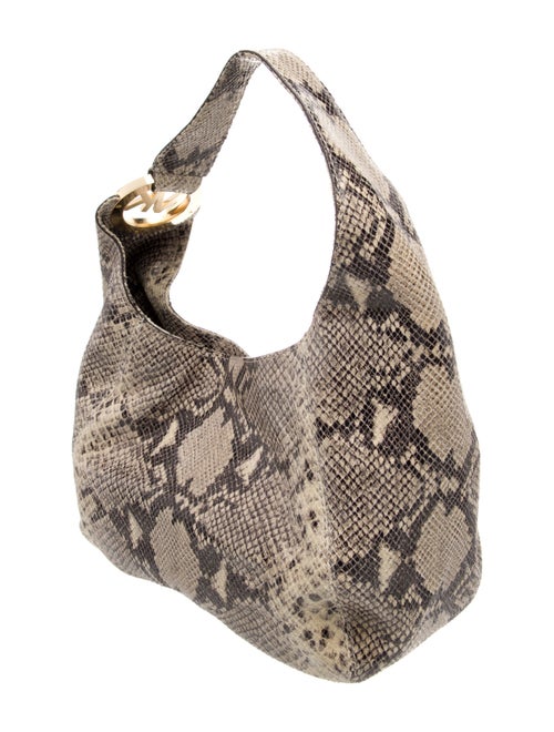 Michael Michael Kors Snakeskin Hobo