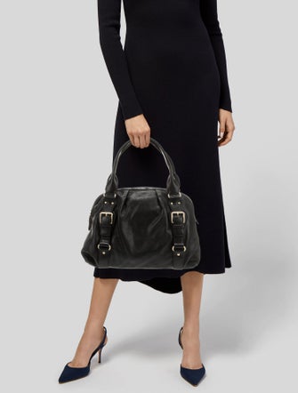 Michael Kors Leather Top Handle Bag