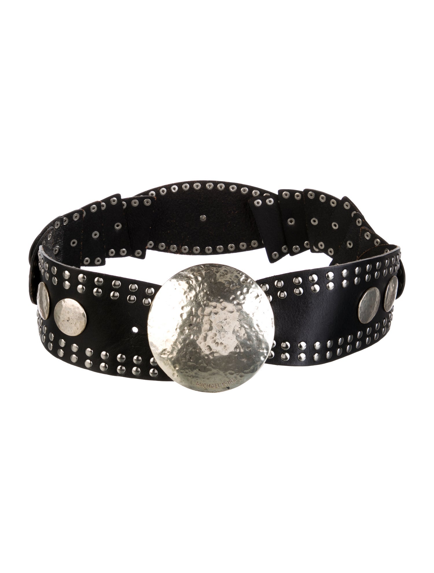 Michael Kors Wide Leather Waist Belt