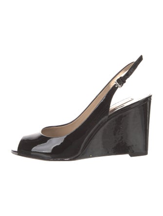 Michael Kors Patent Leather Slingback Pumps