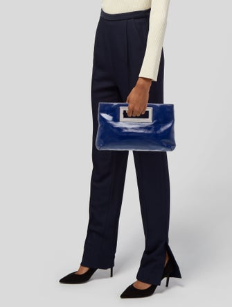 Michael Michael Kors Patent Leather Top Handle Bag