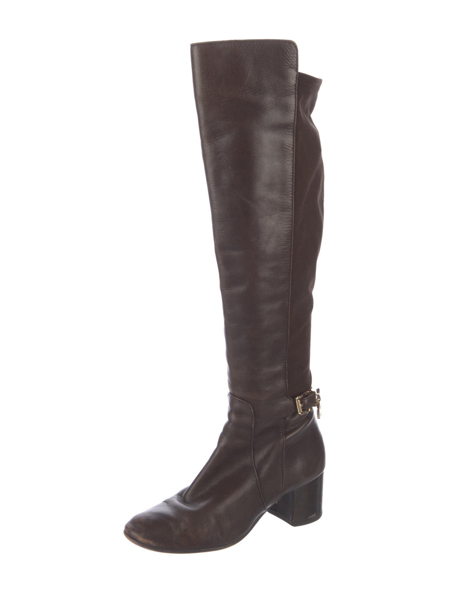 Michael Kors Leather Riding Boots