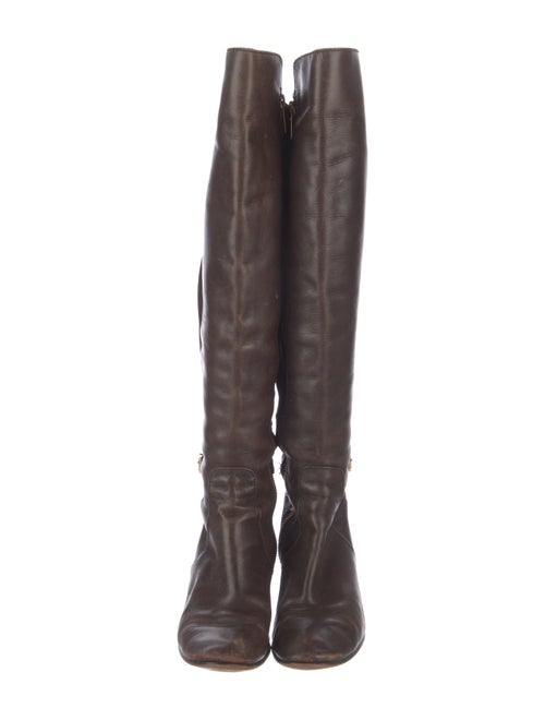 Michael Kors Leather Riding Boots