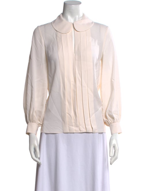 Michael Kors Silk Long Sleeve Blouse