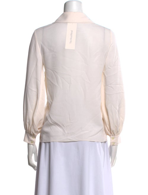 Michael Kors Silk Long Sleeve Blouse