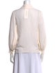 Michael Kors Silk Long Sleeve Blouse