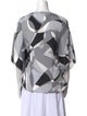 Michael Michael Kors Printed V-Neck Blouse