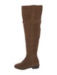 Michael Kors Suede Eyelet Trim Boots