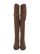 Michael Kors Suede Eyelet Trim Boots