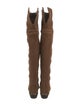 Michael Kors Suede Eyelet Trim Boots