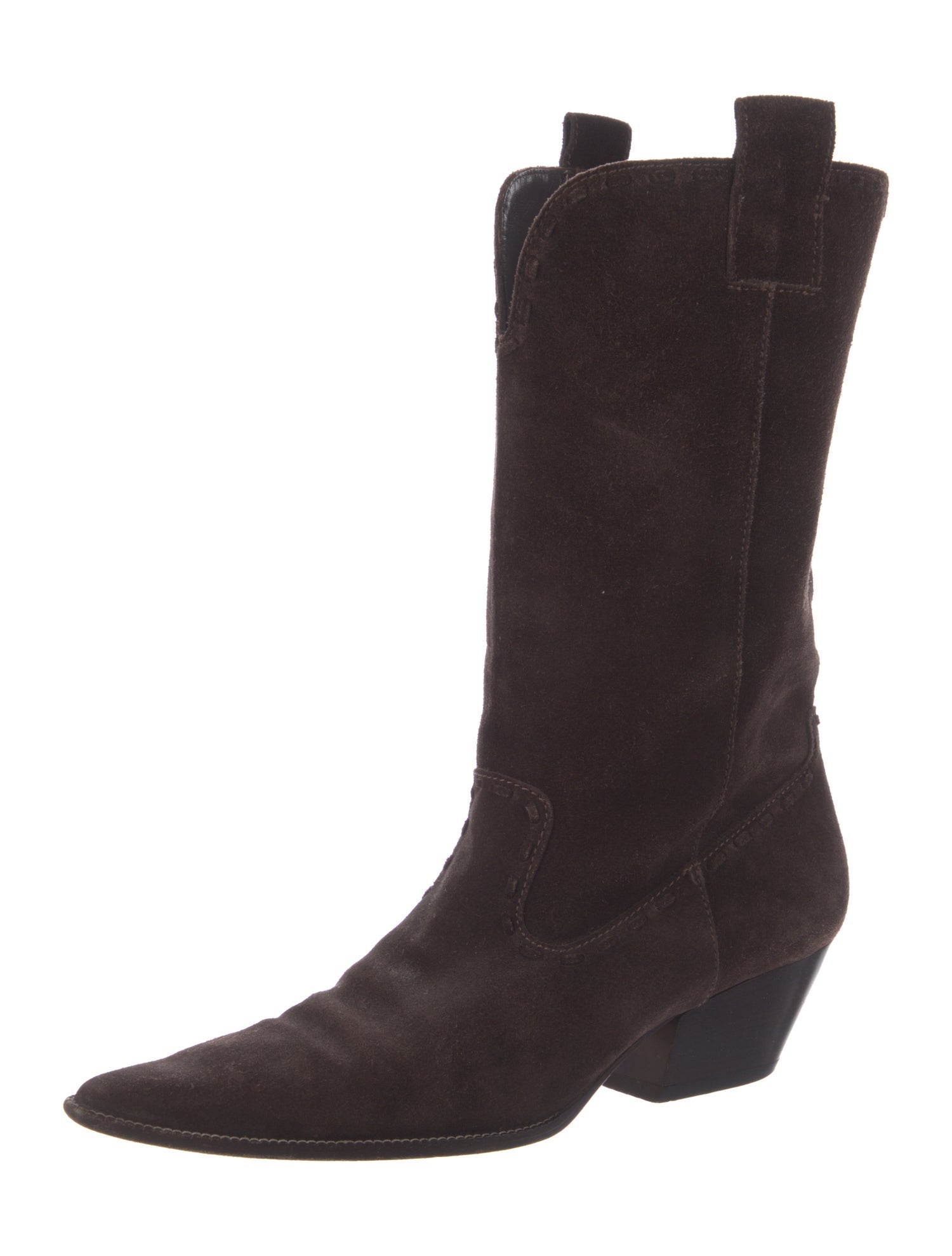 Michael Kors Cowboys Suede Western Boots