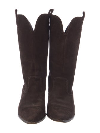Michael Kors Cowboys Suede Western Boots
