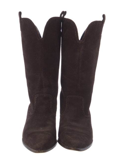Michael Kors Cowboys Suede Western Boots