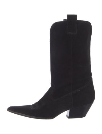 Michael Kors Suede Western Boots