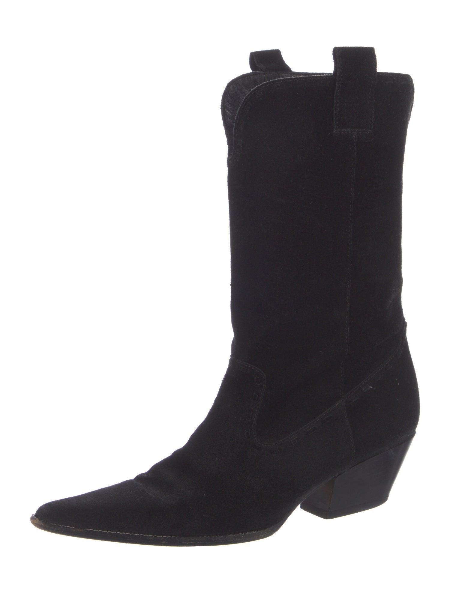 Michael Kors Suede Western Boots