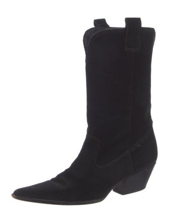 Michael Kors Suede Western Boots