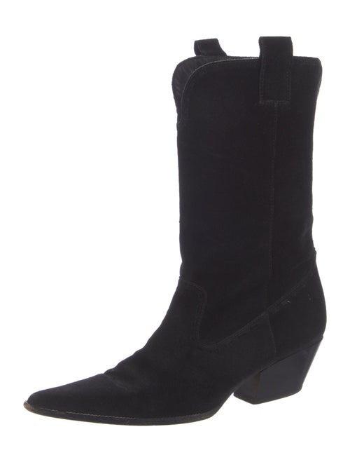 Michael Kors Suede Western Boots