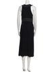 Michael Kors Scoop Neck Midi Length Dress
