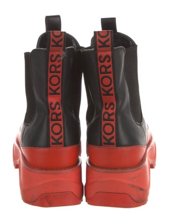Michael Kors Leather Chelsea Boots