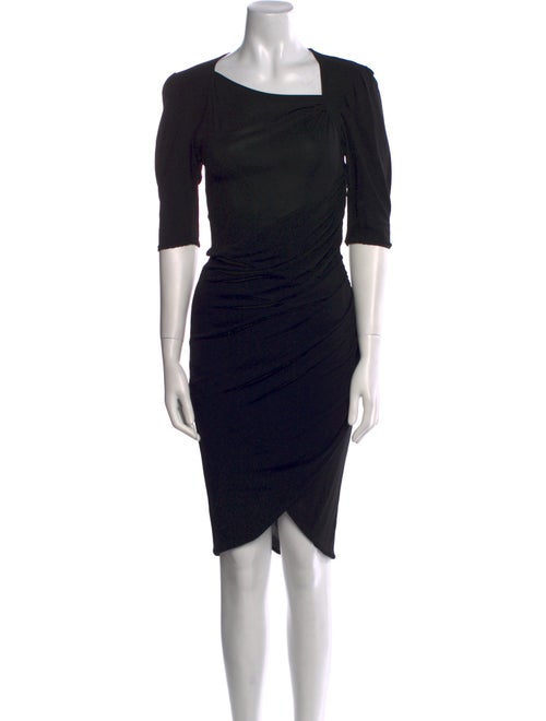 Michael Kors Square Neckline Midi Length Dress