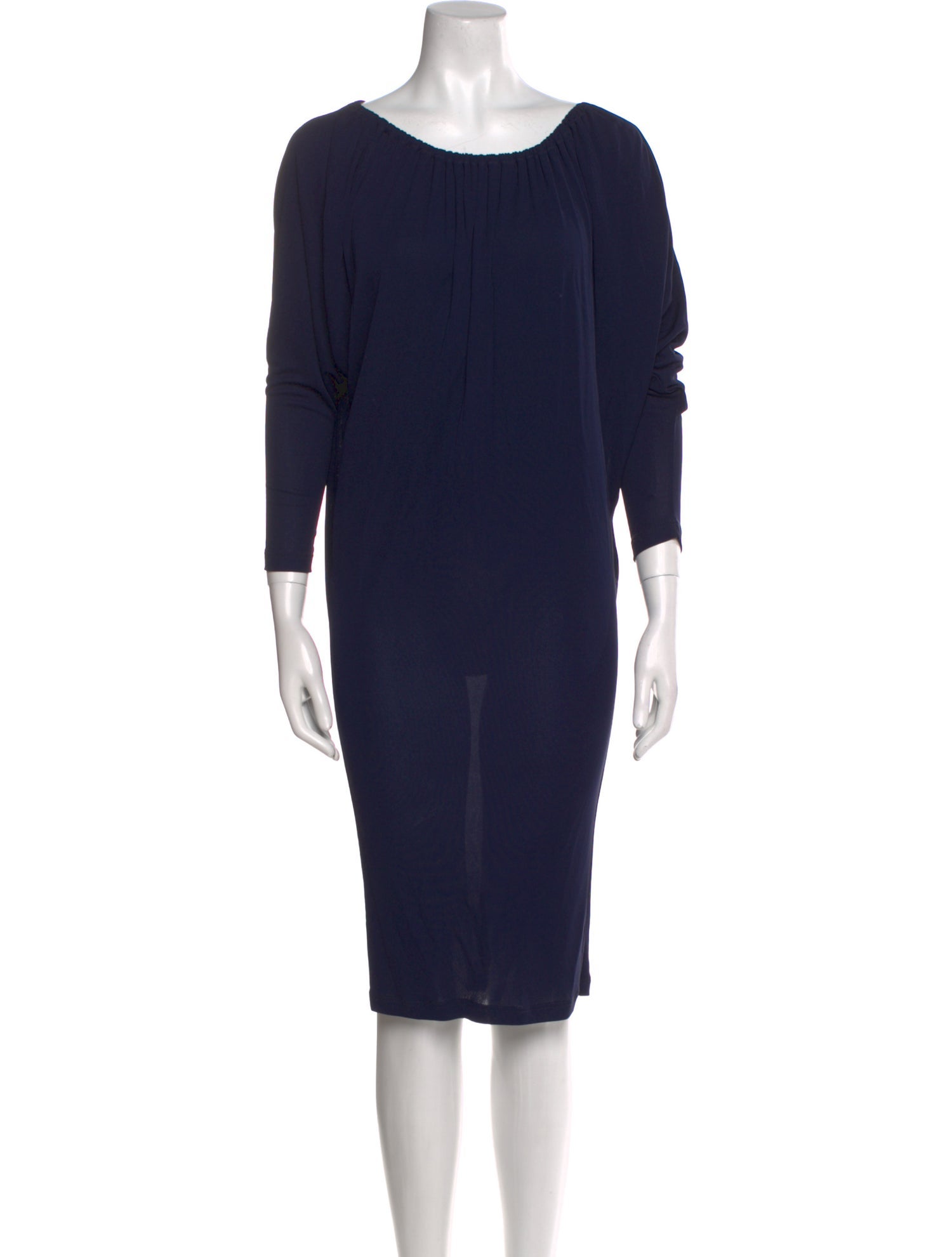 Michael Kors Bateau Neckline Knee-Length Dress