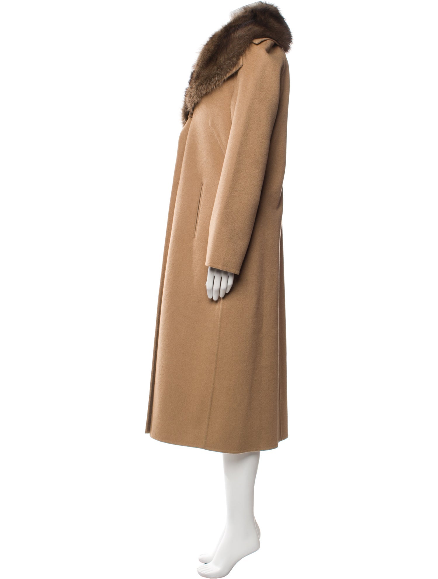 Michael Kors Alpaca Faux Fur Coat