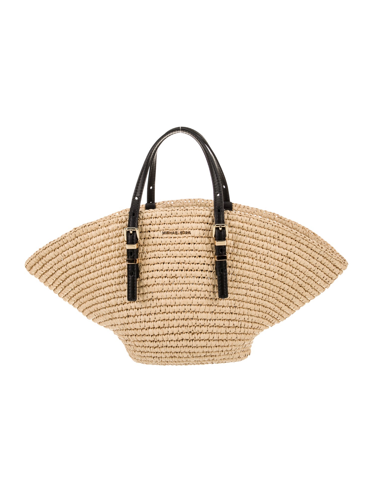 Michael Kors Straw Top Handle Bag