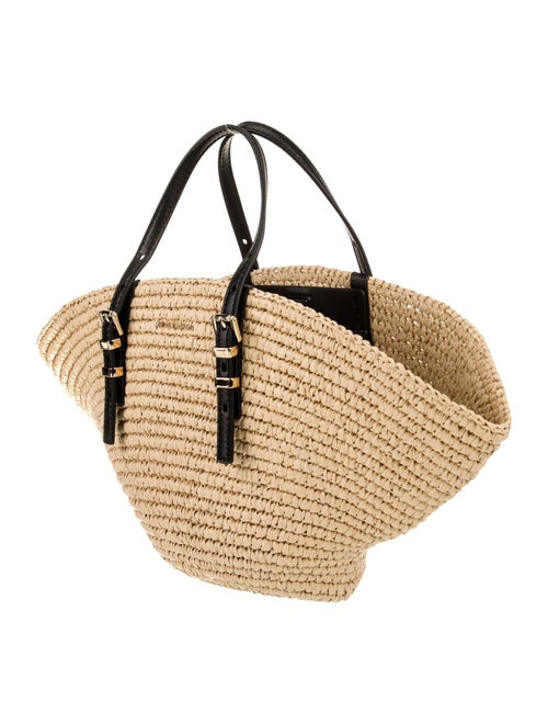 Michael Kors Straw Top Handle Bag