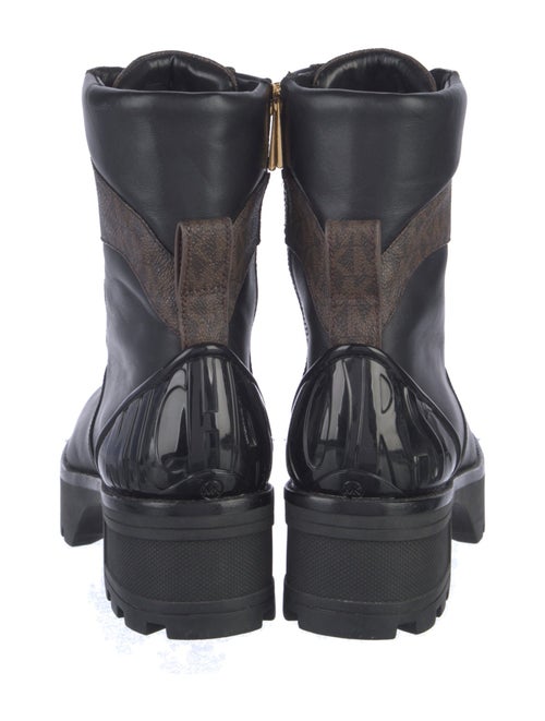 Michael Kors Leather Combat Boots