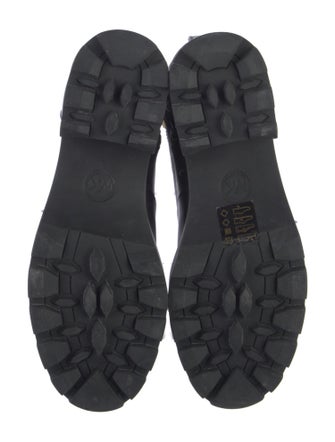 Michael Kors Leather Combat Boots