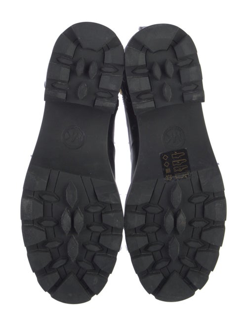 Michael Kors Leather Combat Boots