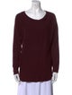 Michael Kors Scoop Neck Long Sleeve Top