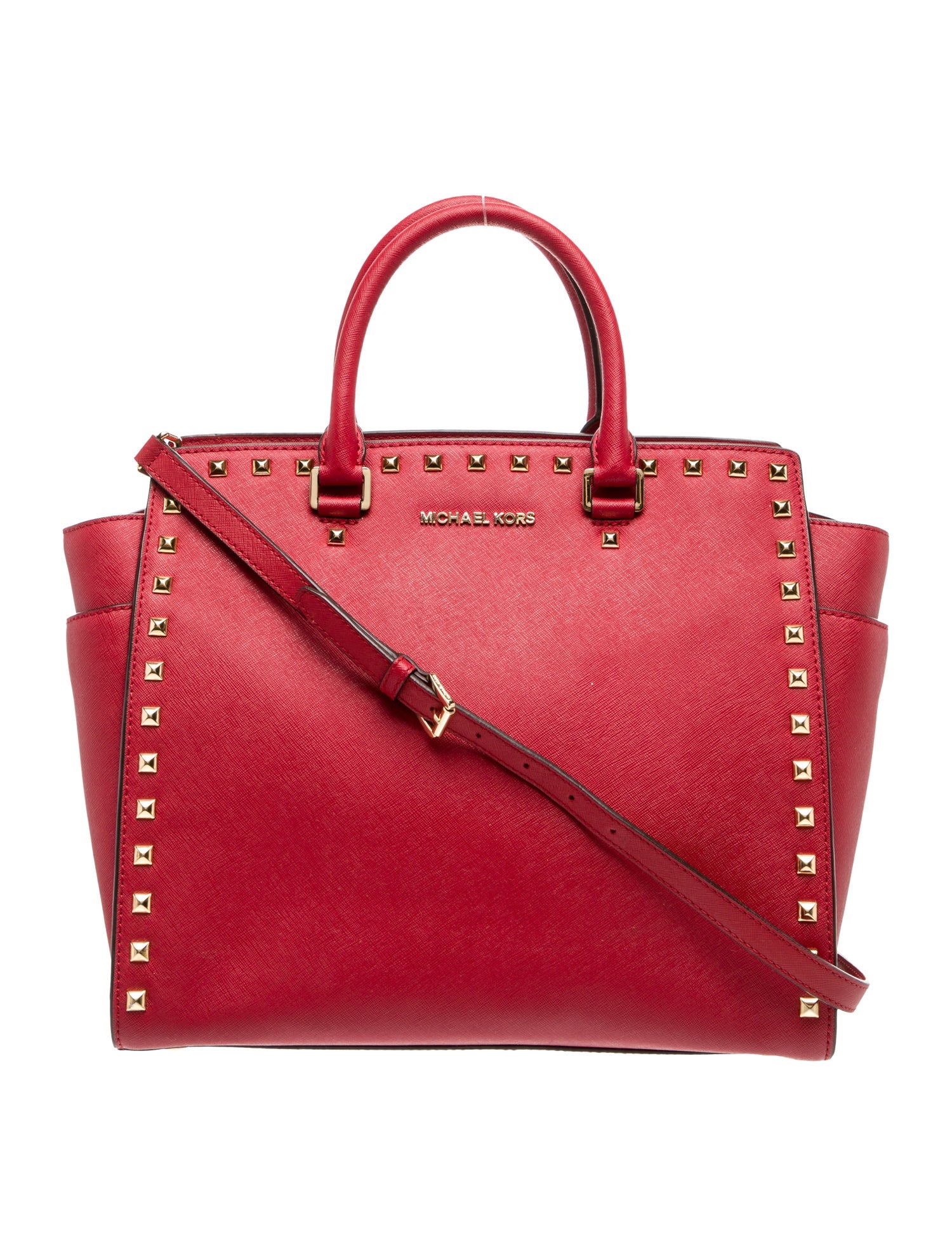 Michael Michael Kors Saffiano Leather Top Handle Bag