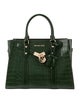 Michael Kors Embossed Leather Top Handle Bag