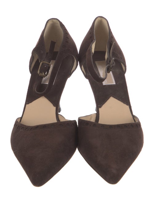 Michael Kors Suede D'Orsay Pumps