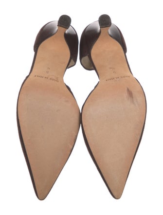 Michael Kors Suede D'Orsay Pumps