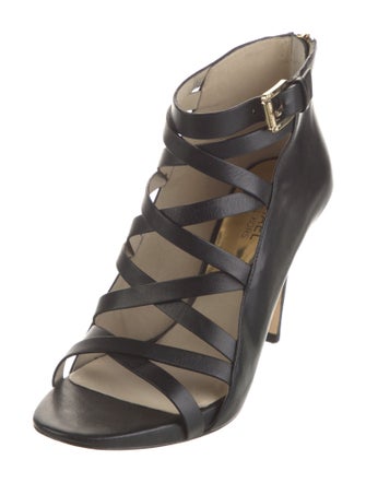 Michael Kors Leather Gladiator Sandals