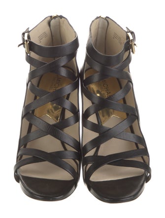 Michael Kors Leather Gladiator Sandals