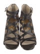 Michael Kors Leather Gladiator Sandals