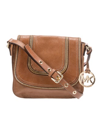 Michael Kors Leather Messenger Bag
