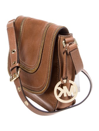 Michael Kors Leather Messenger Bag
