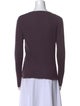 Michael Kors Cashmere Scoop Neck Top