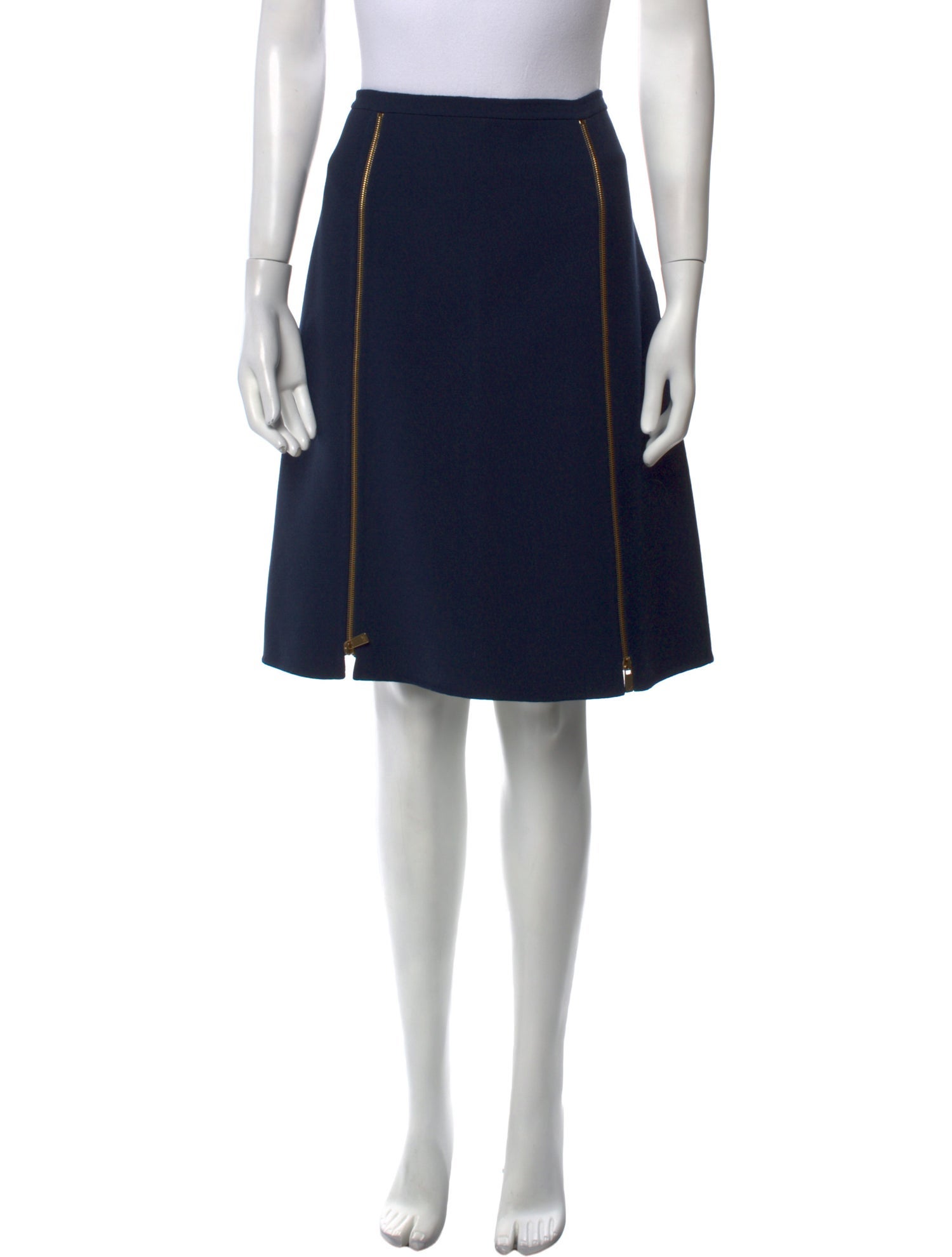 Michael Kors Virgin Wool Knee-Length Skirt