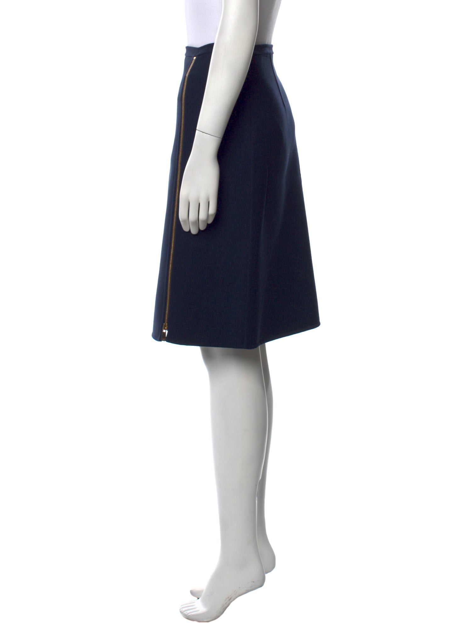 Michael Kors Virgin Wool Knee-Length Skirt