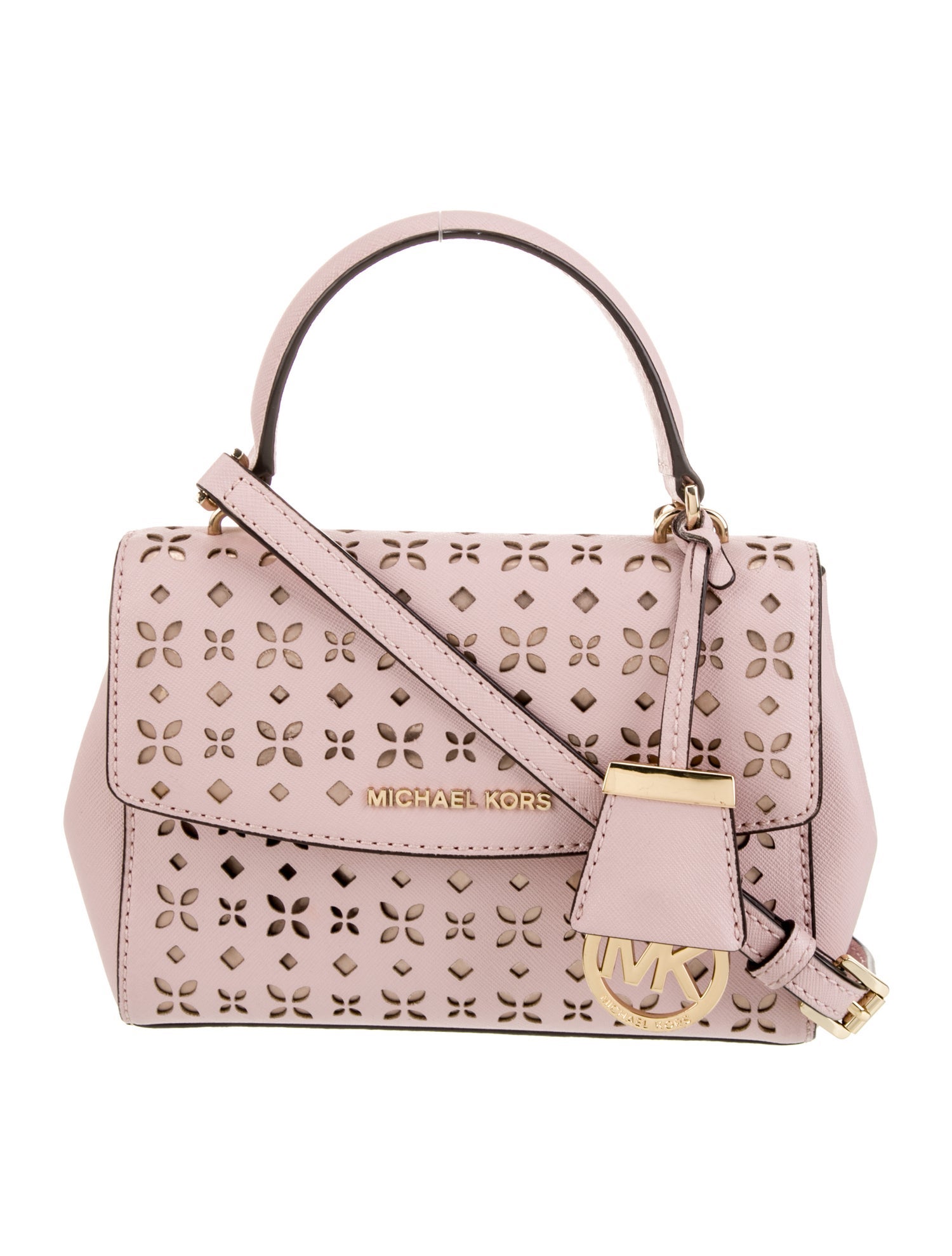 Michael Kors Saffiano Leather Top Handle Bag